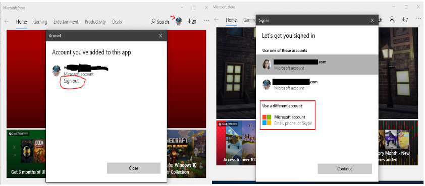make microsoft store account optional