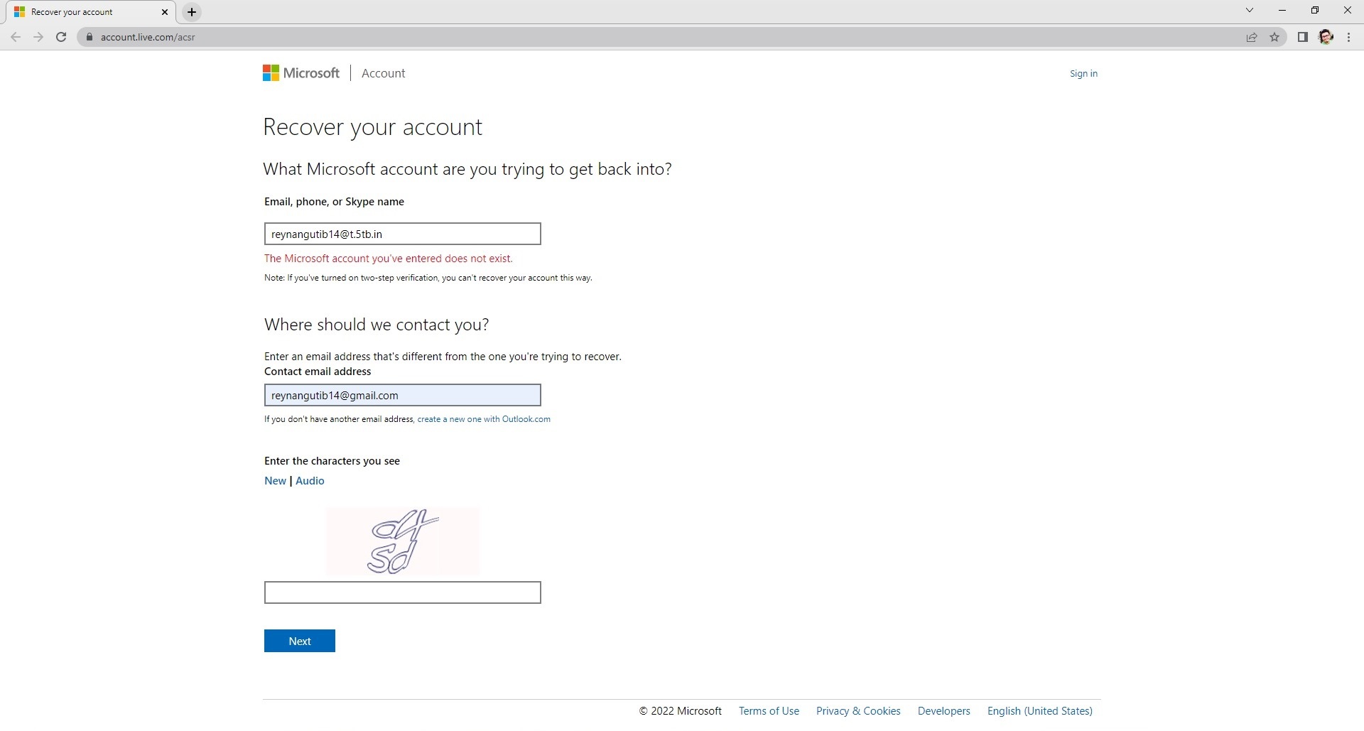 Can't reset my OneDrive/Office 365 Account password - Microsoft Q&A