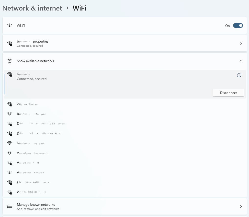 Taskbar WiFi menu empty - Microsoft Q&A