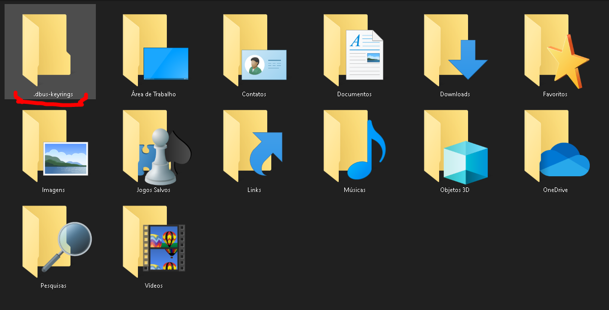 Vírus - Pasta suspeita chamada .dbus-keyrings. - Microsoft Q&A