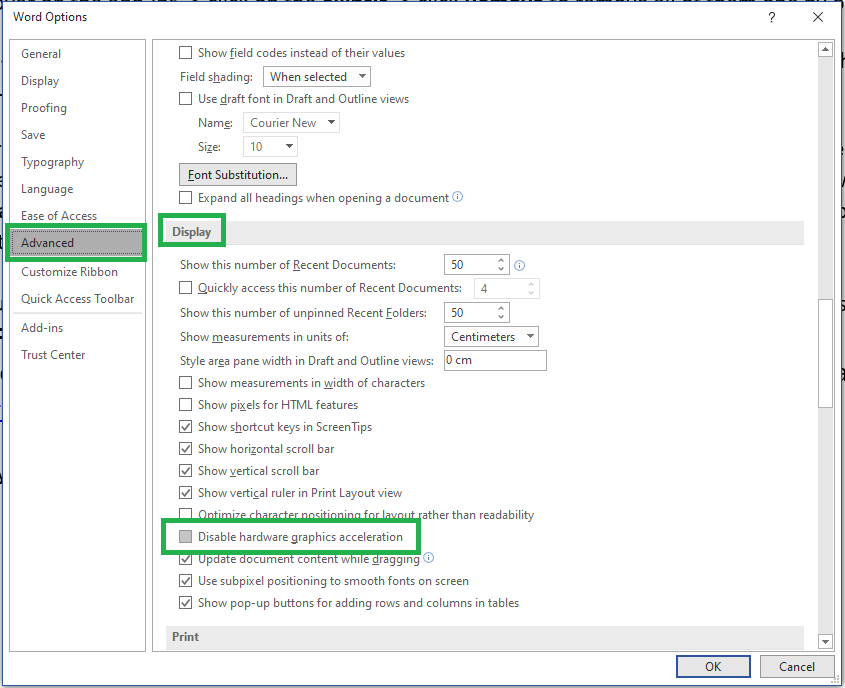 Word functions without displaying what I'm doing, need help urgently ...