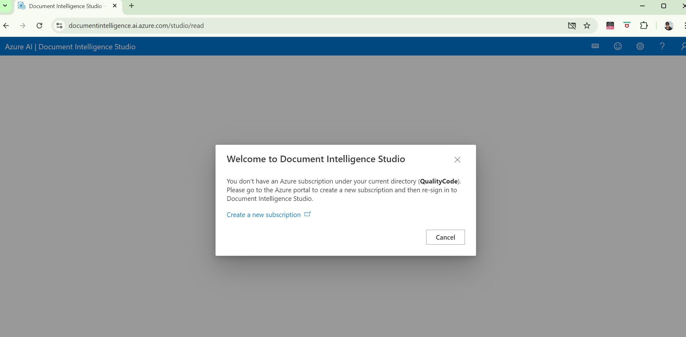 DocumentIntellengeceStudioAfterLogin