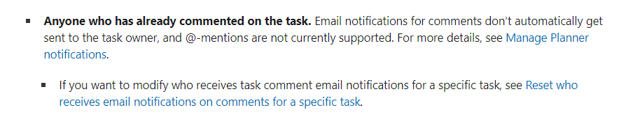 How do I setup notifications for Planner? - Microsoft Q&A