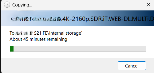 UNABLE TO SEE TRANSFER SPEED AND GRAFH IN MS FILE EXPLORER - Microsoft Q&A