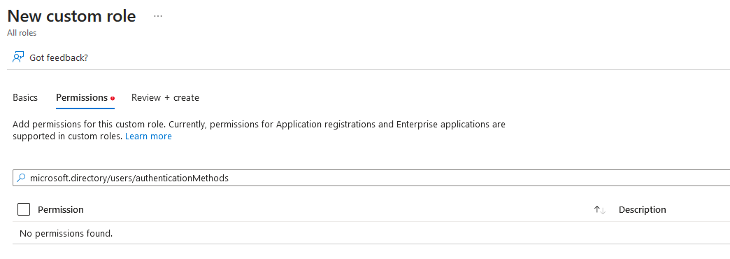 Create a custom role for MFA administrators - Microsoft Q&A
