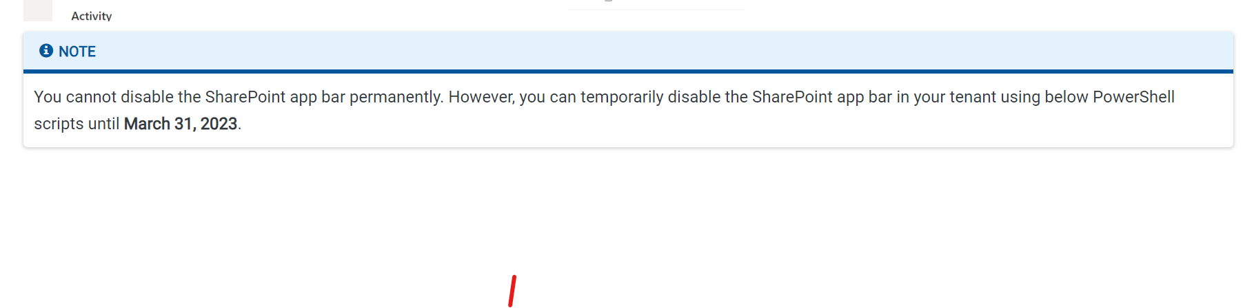SharePoint App Bar - Microsoft Q&A