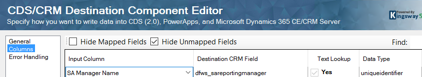 Error to set lookup field in N:1 relationship while writing data to ...