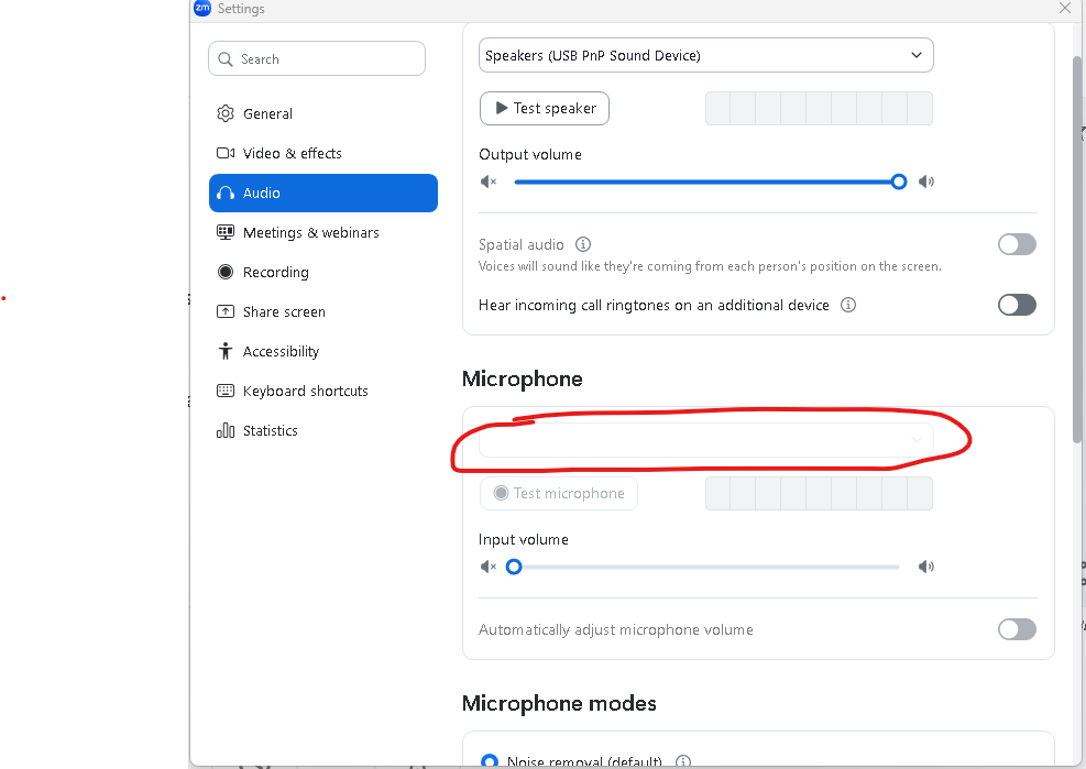 Microphone won't work during Zoom - Microsoft Q&A