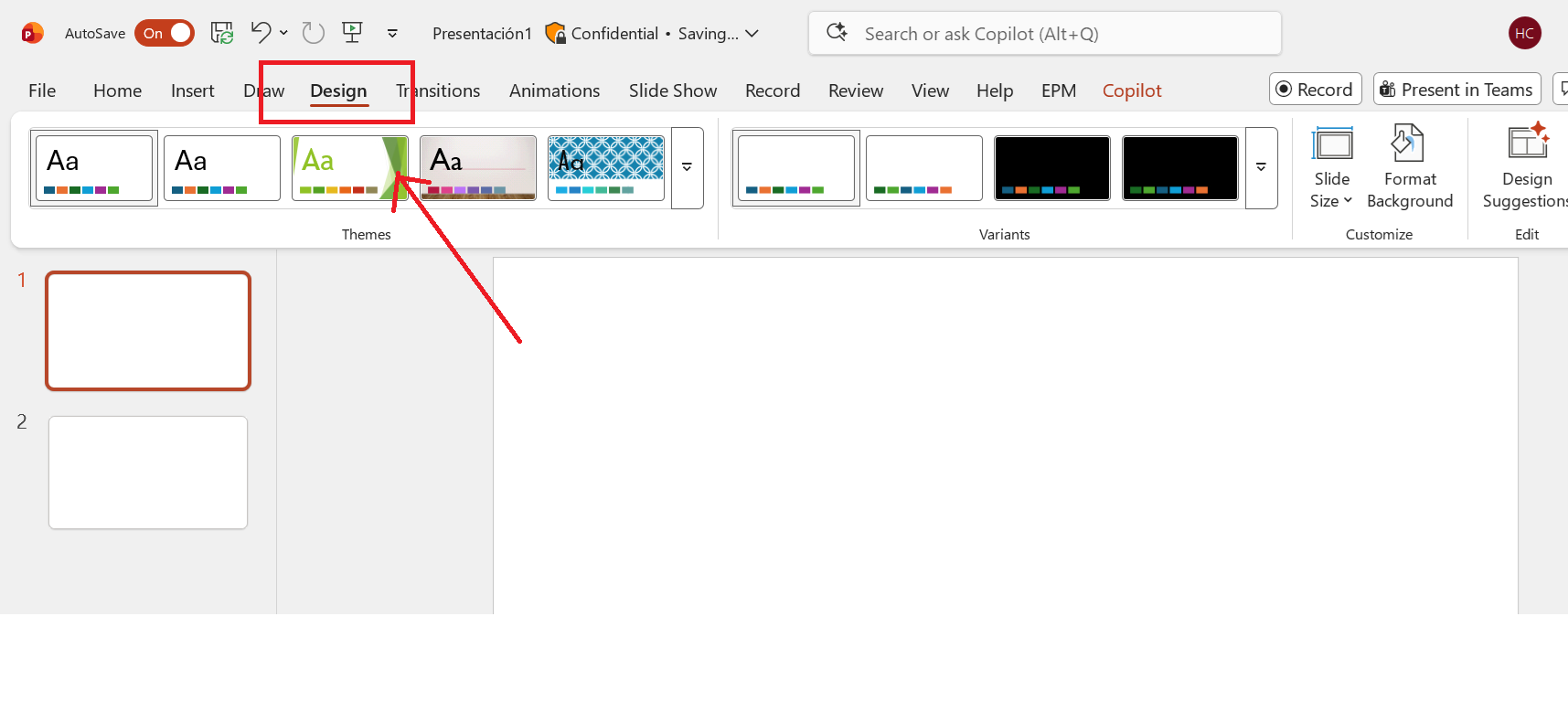 Activating Designer Tab in MS Power Point - Microsoft Q&A
