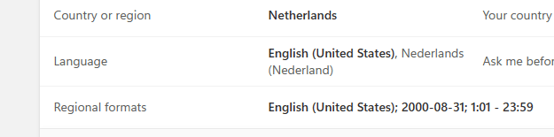 OneDrive web not respecting microsoft account language setting. Folders ...
