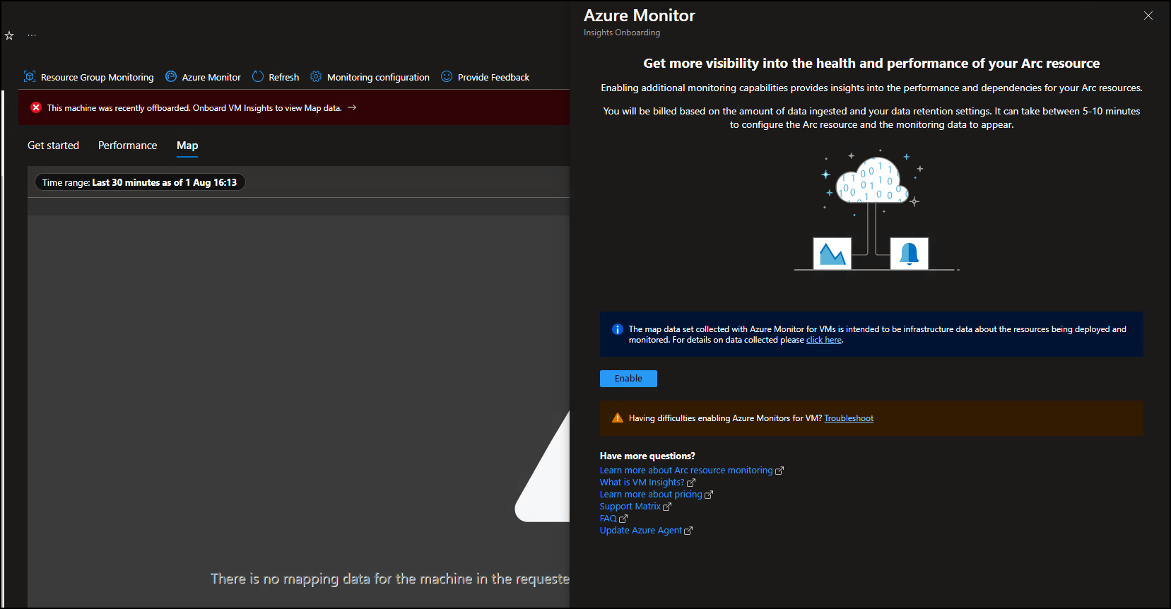 Azure Monitor Insights Not Displaying Map Data - Microsoft Q&A