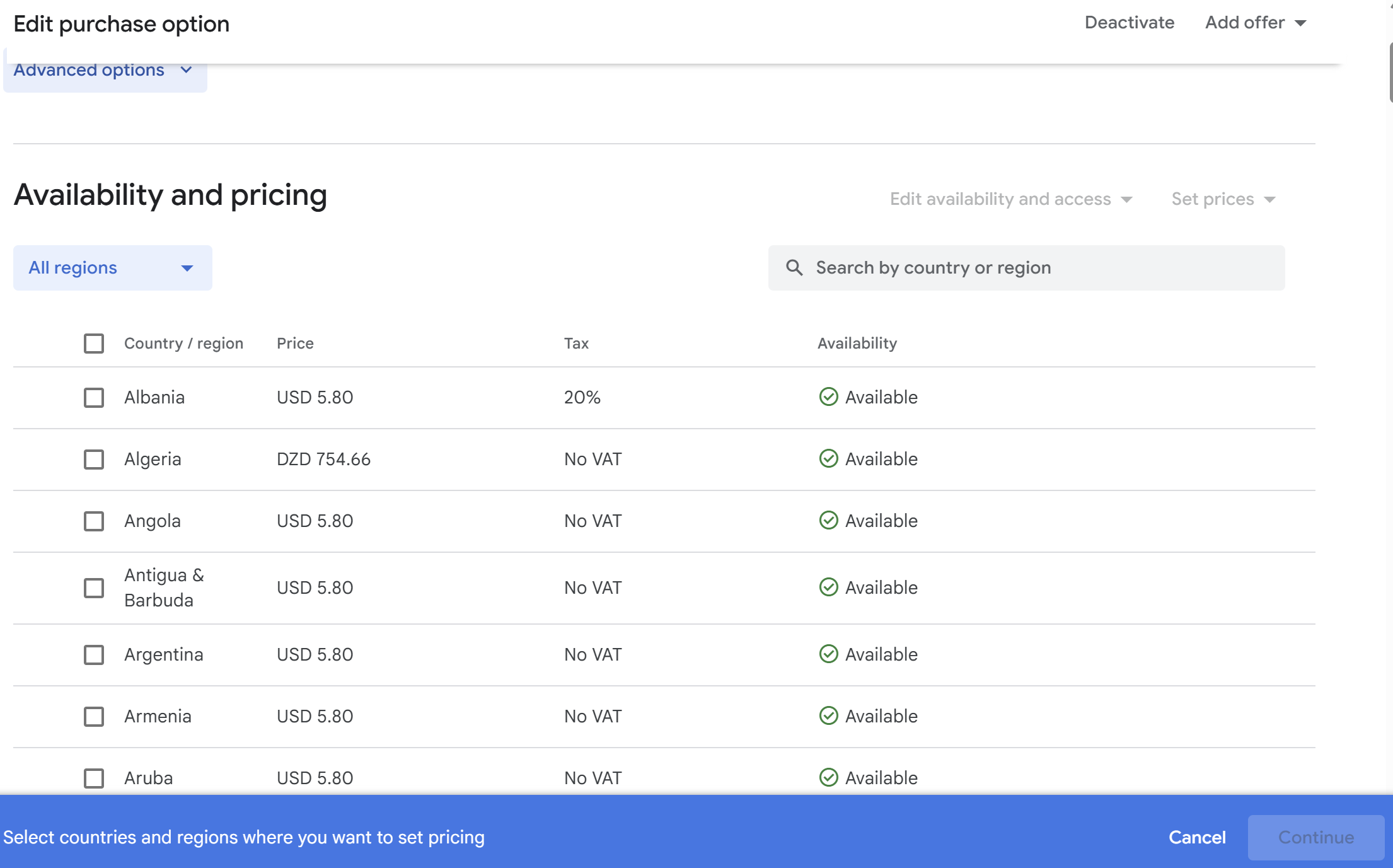 App Store Connect in-app purchases prices have not the same value in ...