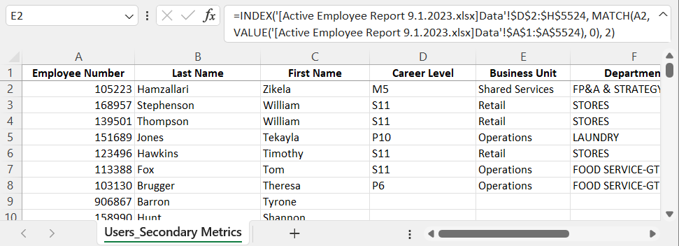 ASAP HELP: VLOOKUP is pulling the wrong data - Microsoft Q&A