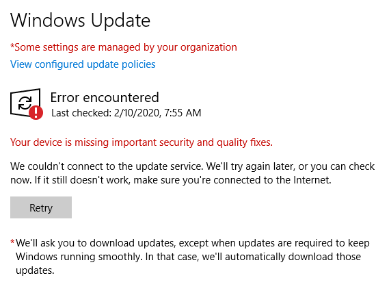 Windows Has Not Been Updating For Months - Microsoft Q&A