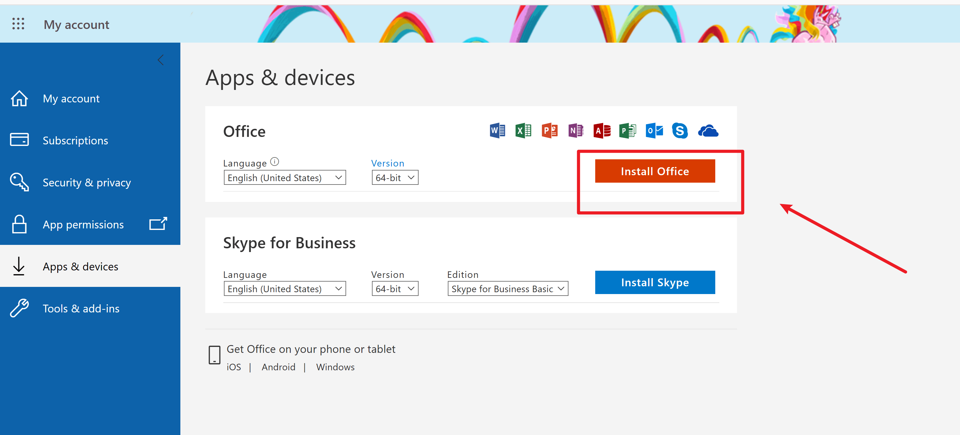 how can i download office 365 as an app in desktop ,I subscribe to ...