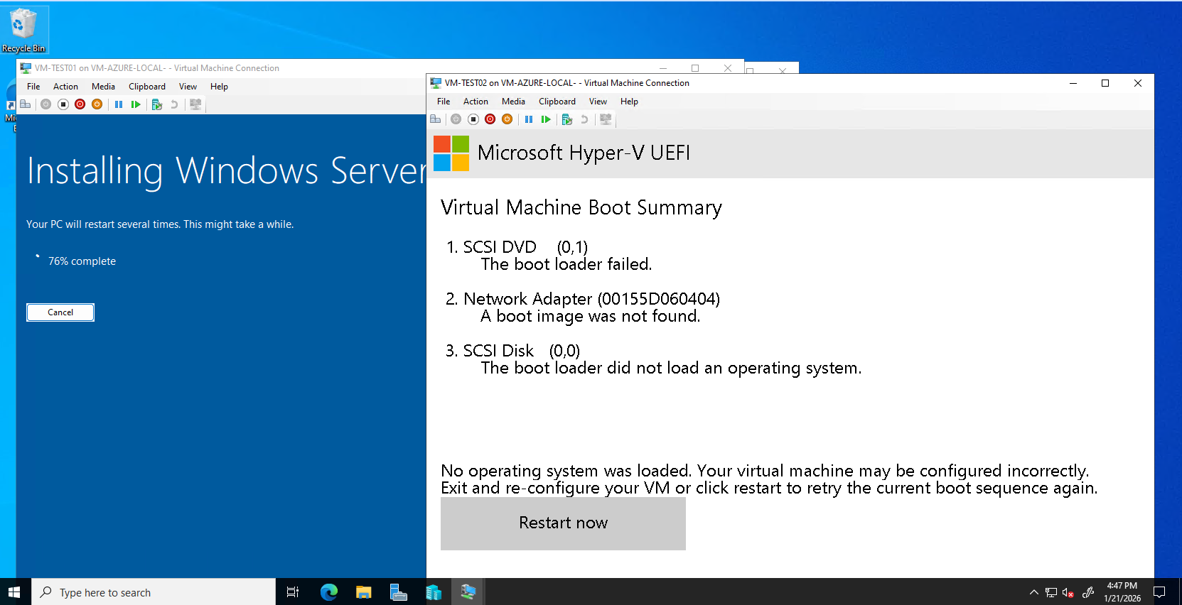 Server 2025 Hyper-V generation 2 can not boot from iso but can only ...