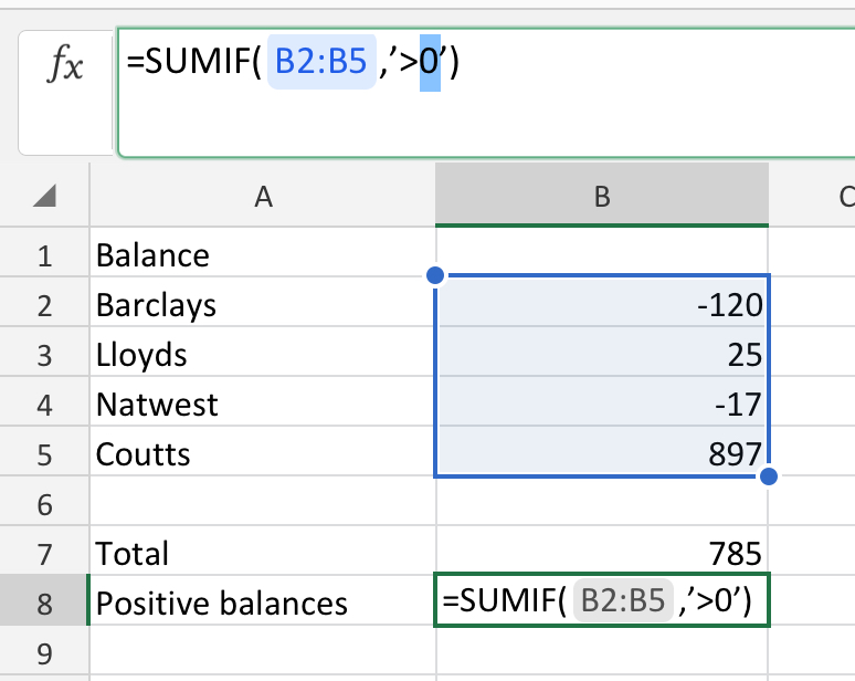 Excel SUMIF on iPad - Microsoft Q&A