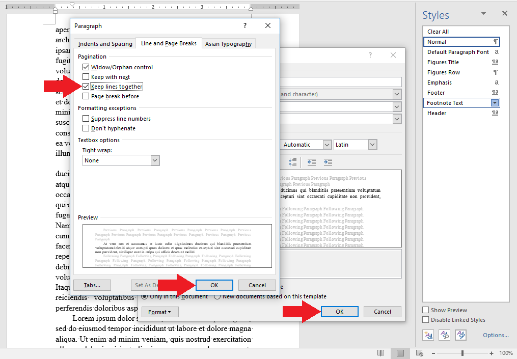 Microsoft Office Issue - how do I change the footnote margin ...