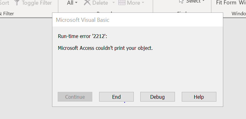 error 2212 - Microsoft Q&A
