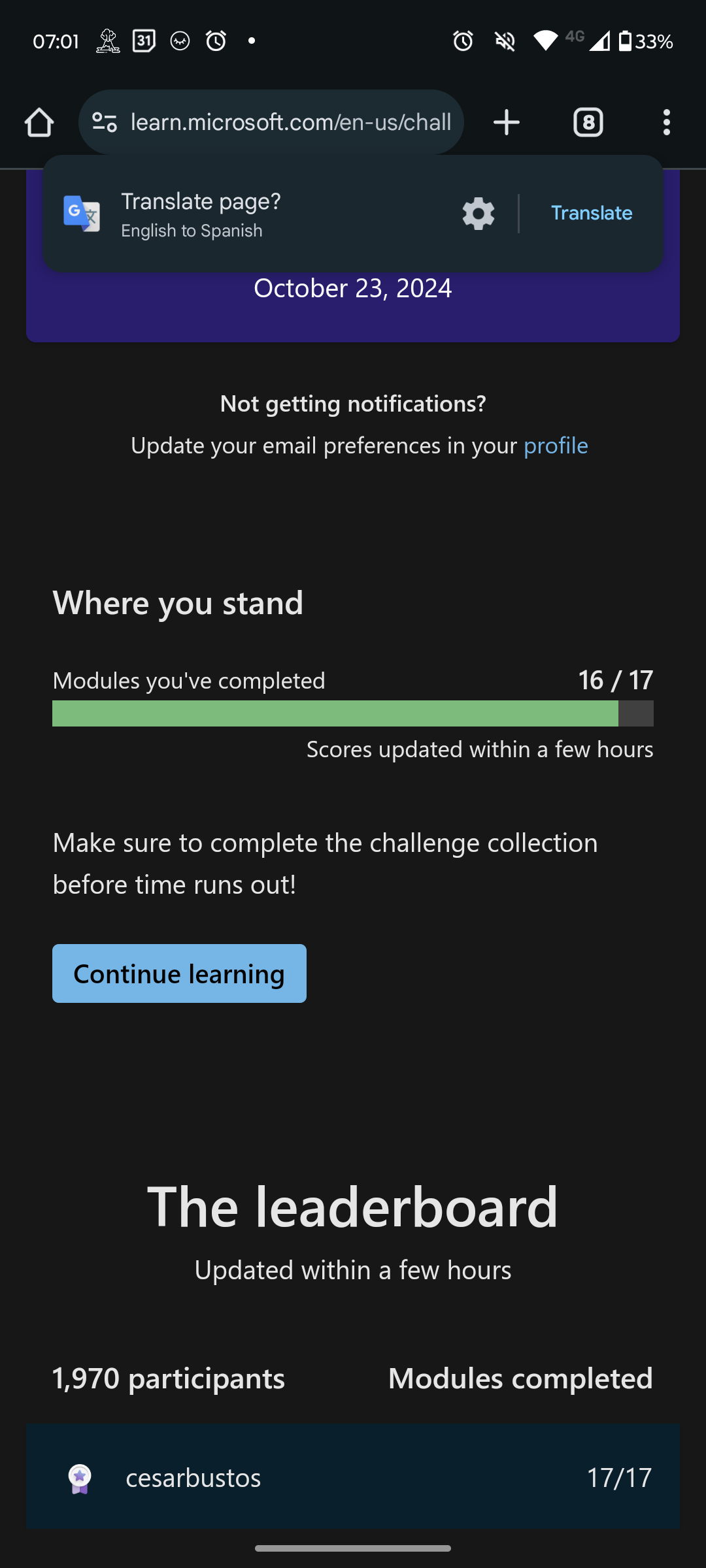 How to complete the module in Dp-900 challenge - Microsoft Q&A