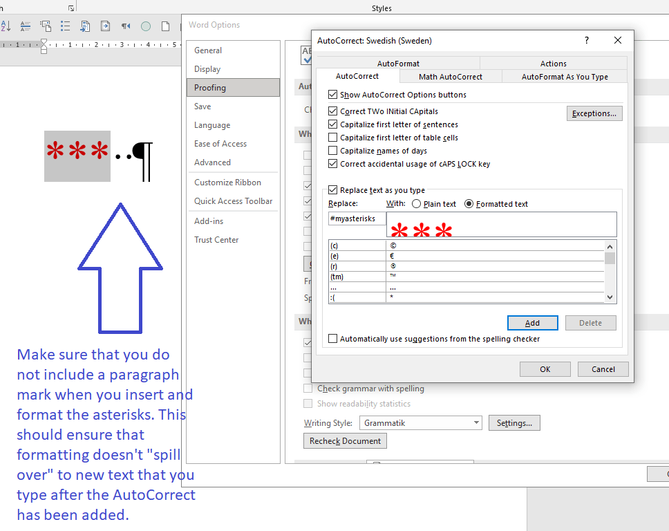 Create macros to insert symbols - Microsoft Q&A