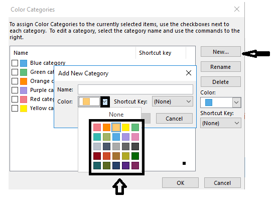 Outlook category colors changed? - Microsoft Q&A