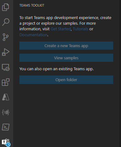 Can't install and run Teams Apps in Visual Studio for Code. - Microsoft Q&A