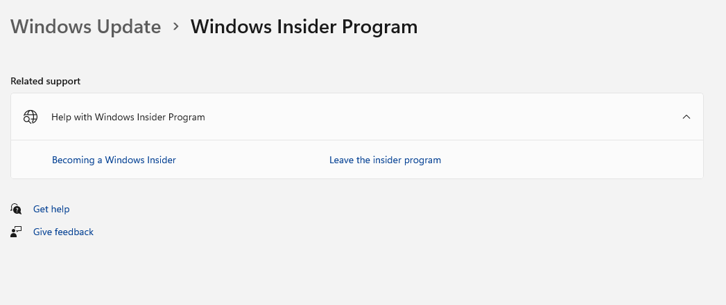 Not able to see the option to join Windows Insider Program - Microsoft Q&A