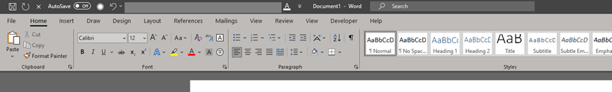 Why is my Word interface like this? - Microsoft Q&A