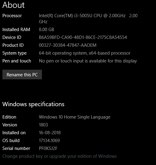 Windows version not the same as latest feature update installed ...