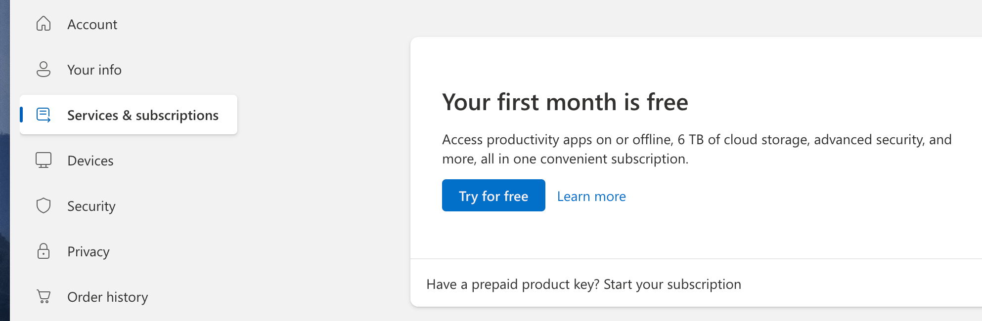 Office 365 subscription is missing from my Microsoft account ...
