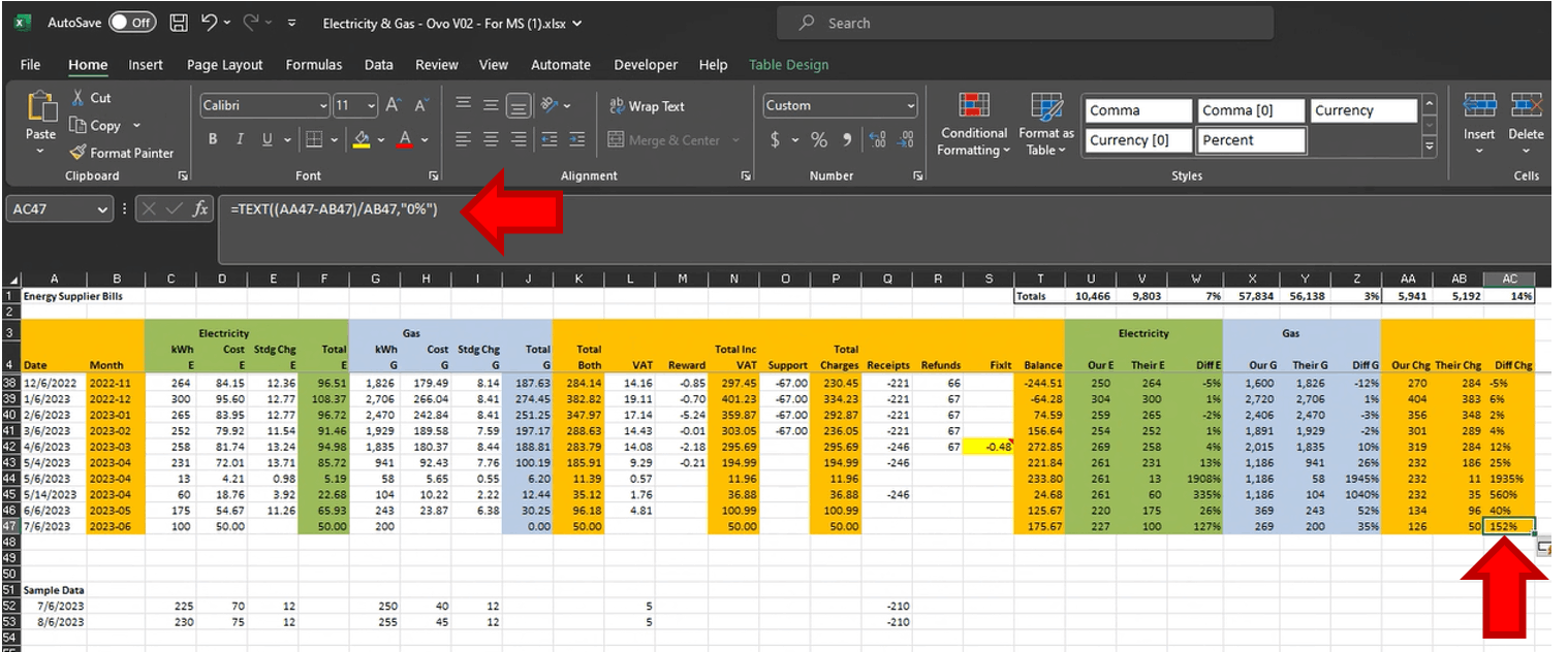 Excel table column format not duplicating correctly - Microsoft Q&A