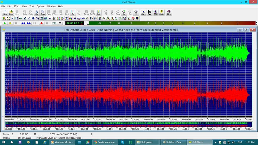 Goldwave program stopped detecting MP4 video files & produced a ...
