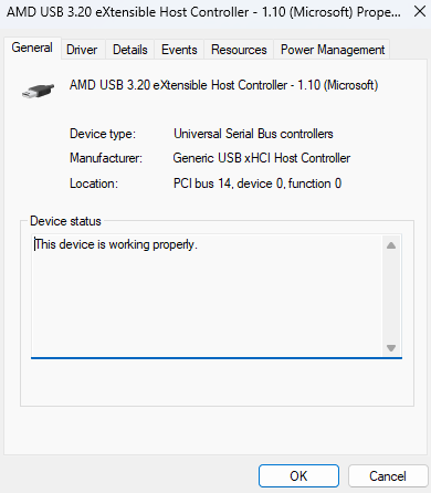 USB Disconnection/Reconnection Error? - Microsoft Q&A