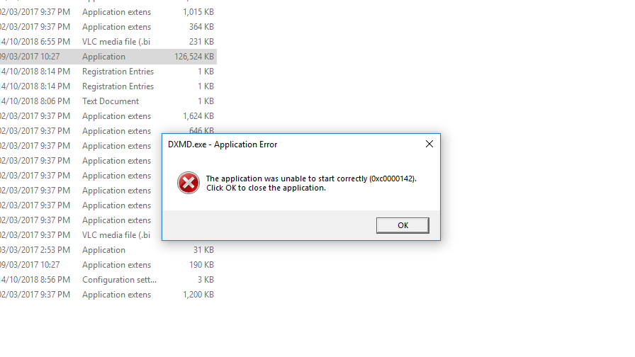 かにざれす how to fix Error The application failed to initialize
