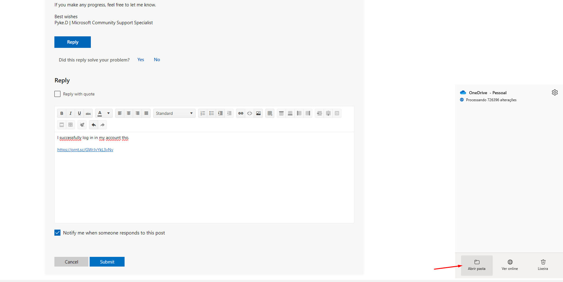 The folder on the side bar of my file explorer is wrong - Microsoft Q&A