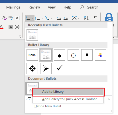 Outlook 365-Newly defined bullet picture doesn't save to the bullet ...