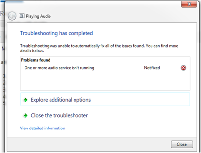 Sound device disabled In Windows 7 - Microsoft Q&A