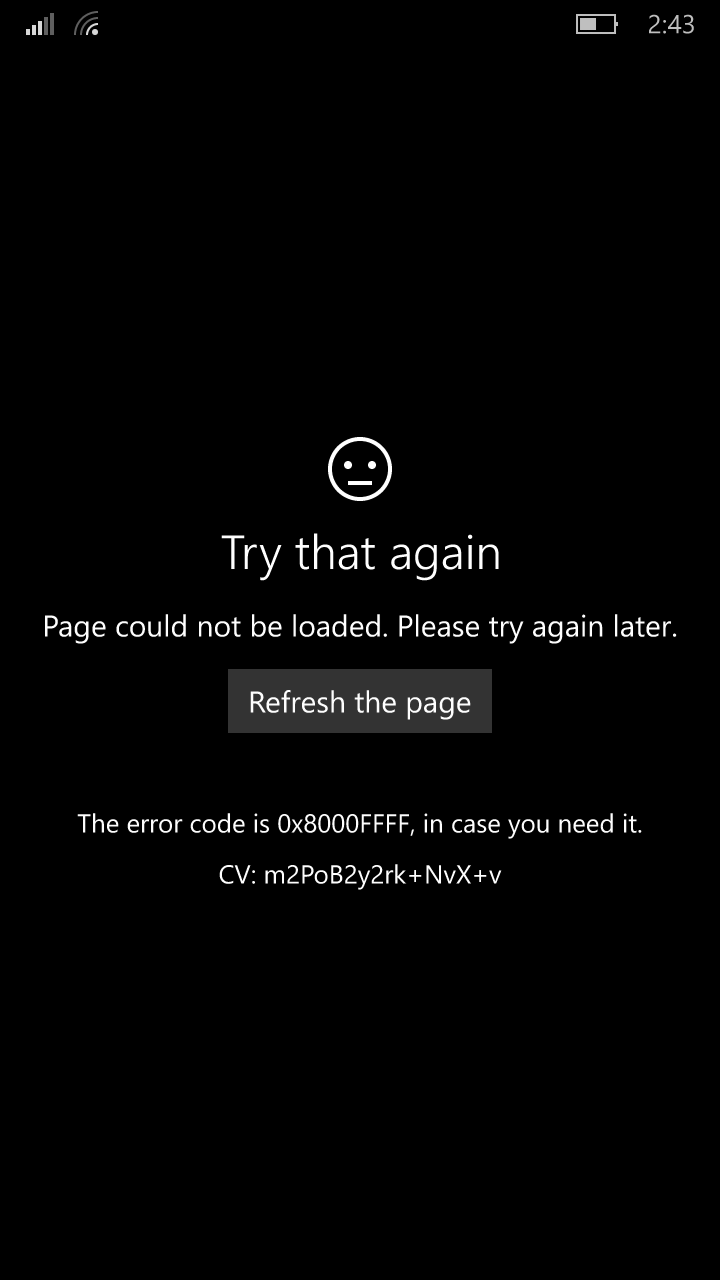 How to fix 0x8000ffff Error? - Microsoft Q&A