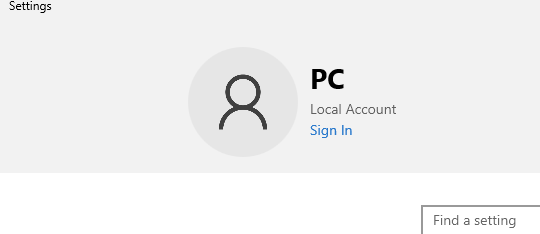 My Microsoft Account is missing 