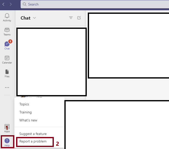 Chat pane becomes completely gray when viewing attached image for a ...