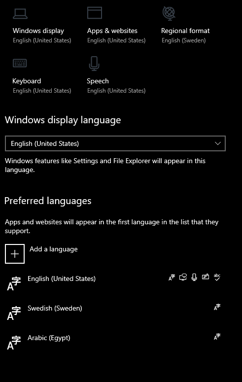 Windows updates in different language - Microsoft Q&A