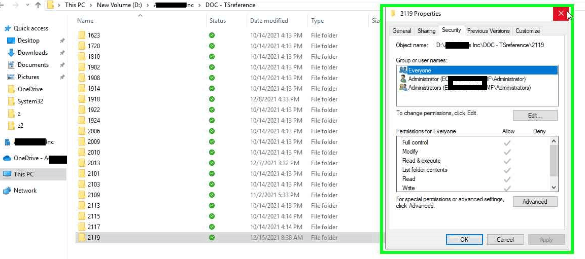OneDrive with Sharepoint security inheritance issues - Microsoft Q&A
