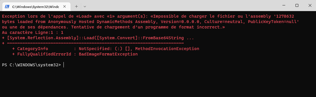Affichage intempestif fenêtre Powershell - Microsoft Q&A