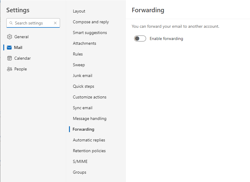Email forwarding won't stop! - Microsoft Q&A