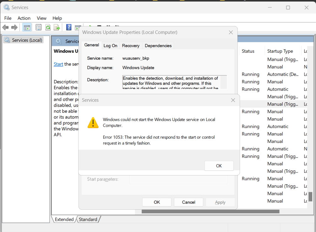 Windows Update is not working! - Microsoft Q&A