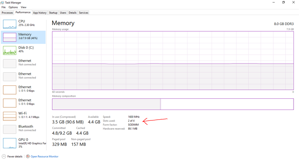 Ram slot - Microsoft Q&A