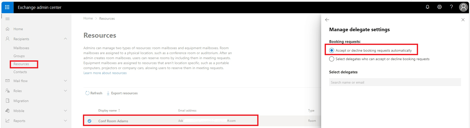 Automatic process of room reservation requests in Outlook - Microsoft Q&A
