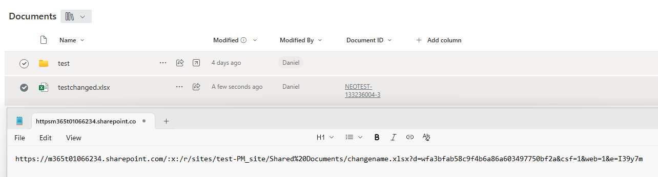 Question about SharePoint Document Linking and Link Types - Microsoft Q&A