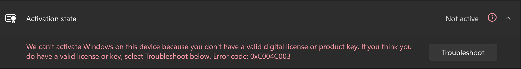 Why doesn't Windows 11 accept my product key as a valid one ...